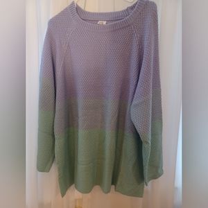 Ombre sweater,  new without tags
